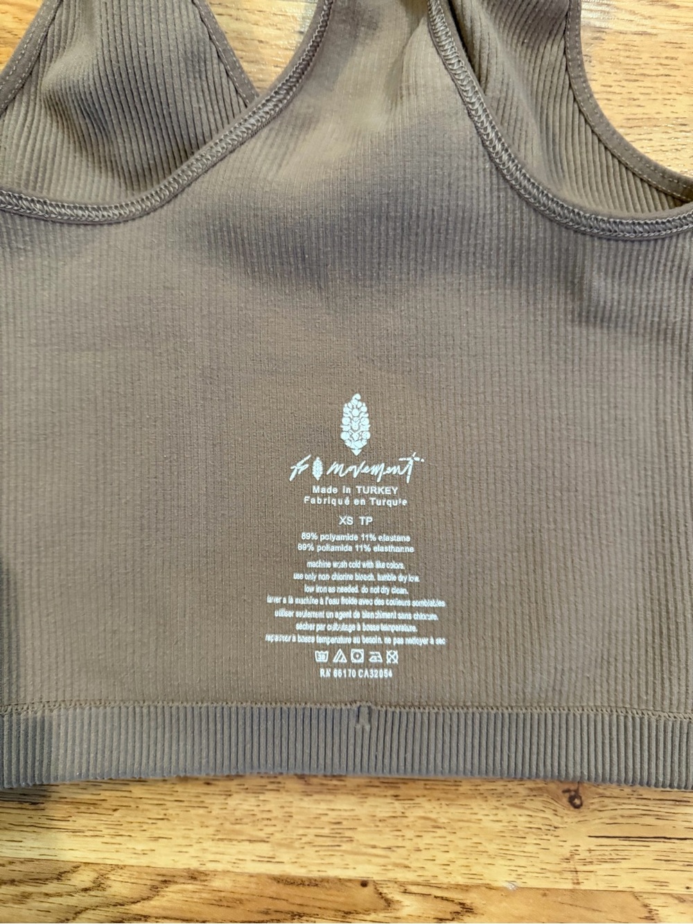 FP Movement Ribbed Racerback Cropped Tank - Picture 4 of 4